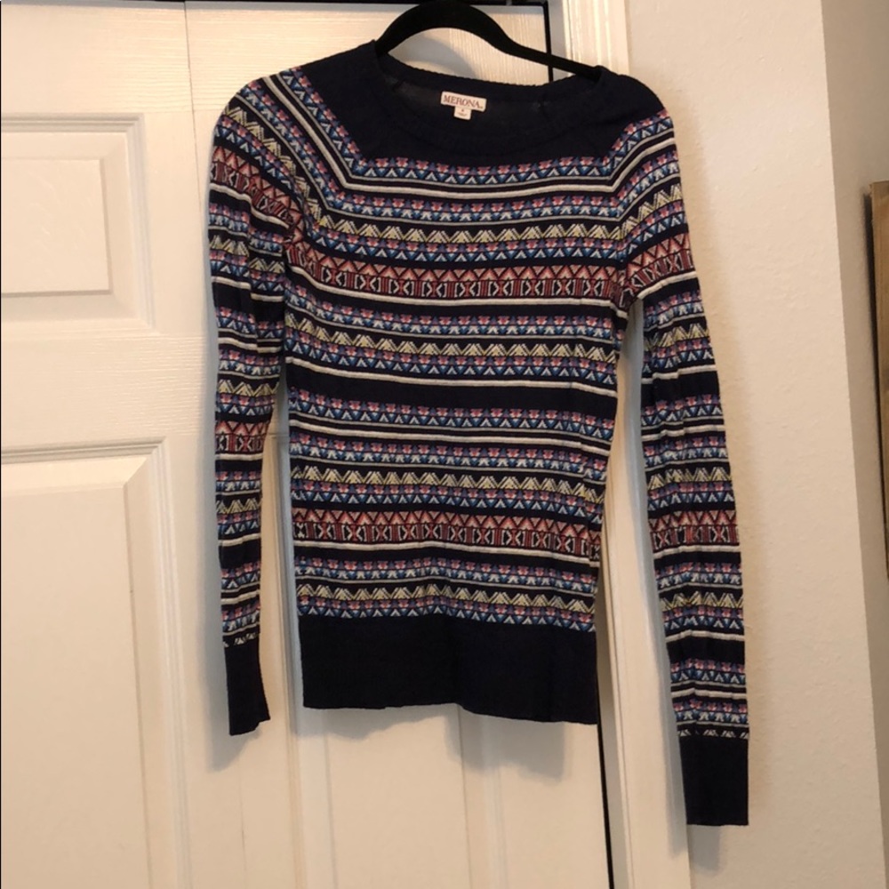 Patterned sweater